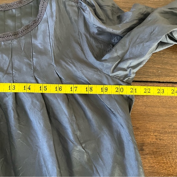 Milk & Honey 100% Silk Boho Blouse - Picture 7 of 9